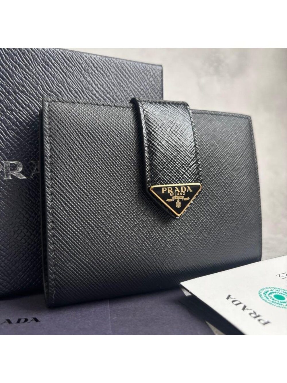 Prada Saffiano Tab Wallet
